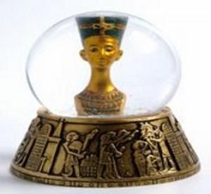 Bola D'Água com Busto de Nefertiti